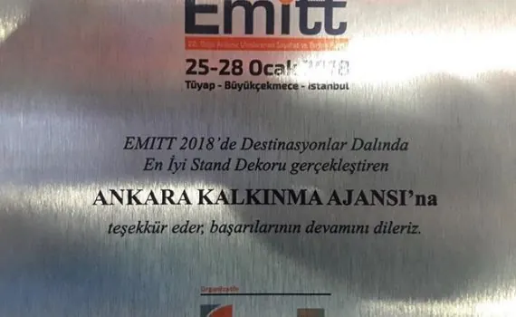 Ankara’ya EMITT’ten Ödül